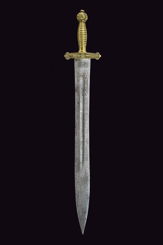 Interessante Daga della Guardia Nazionale di Milano Mod. 1848