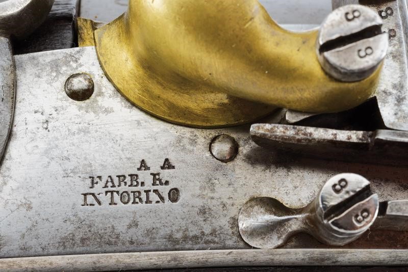 Raro Fucile Corto a Pietra Focaia