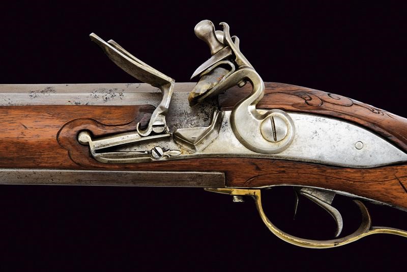 Raro Doppelstutzen Mod. 1768 a Pietra Focaia Firmato Michael Spock