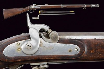 Fucile a Luminello Lorenz da Fanteria mod.1854/II con Baionetta