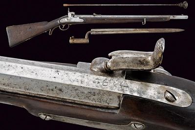 Jägerstutzen Mod. 1854 Lorenz con Baionetta