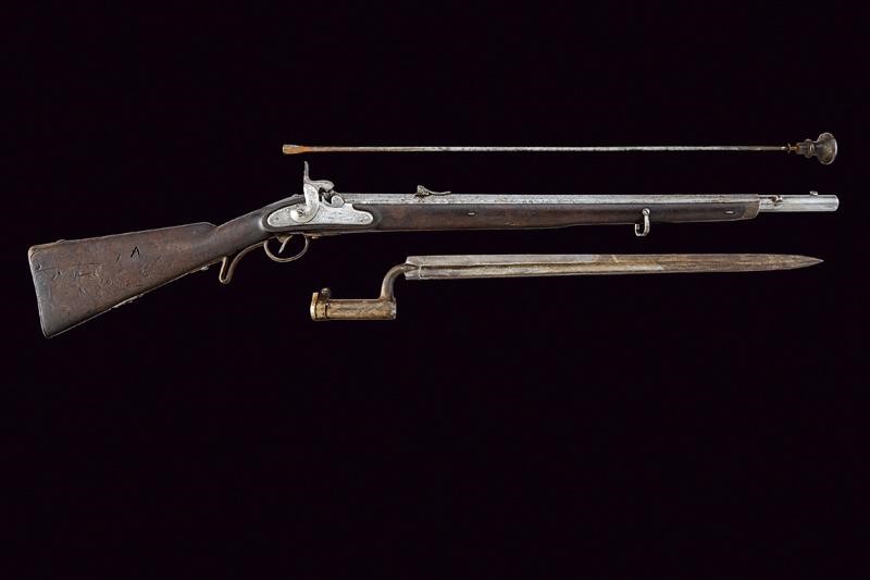 Jägerstutzen Mod. 1854 Lorenz con Baionetta