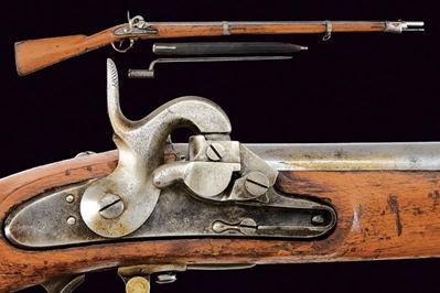 Infanteriegewehr M. 1842 con Baionetta