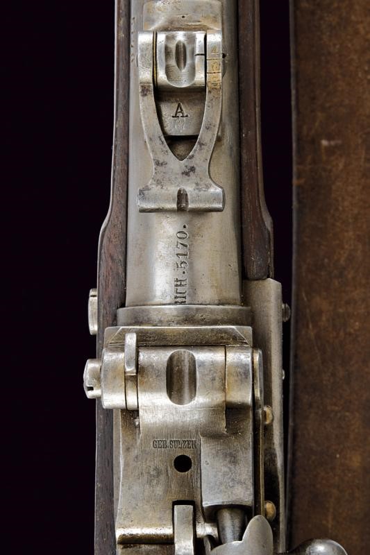 Fucile da Fanteria Francotte Mod. 1842 con Sistema Milbank Amsler Mod. 1867