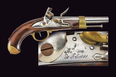Pistola a Pietra Focaia An XIII