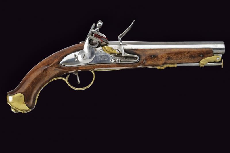Pistola a Pietra Focaia da Marina