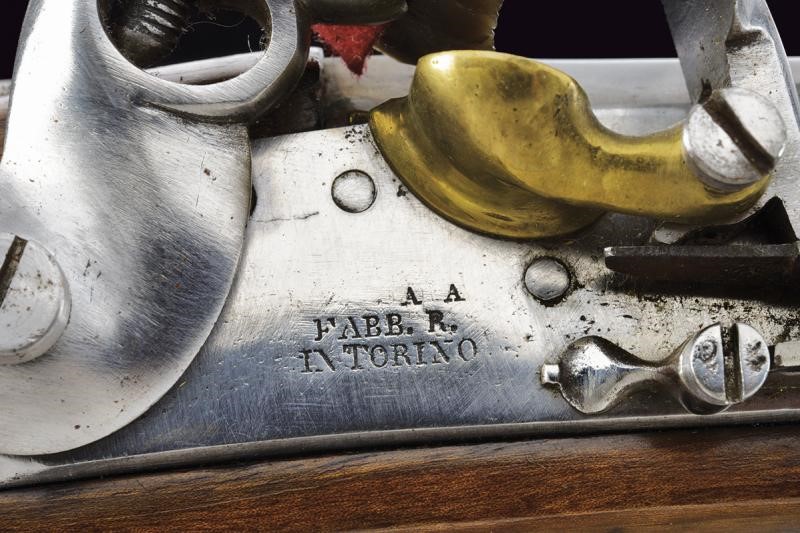 Pistola a Pietra Focaia da Marina