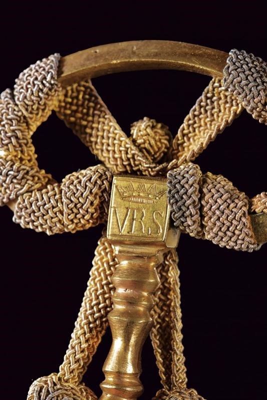 Chiave da Ciambellano con Monogramma "vrs"