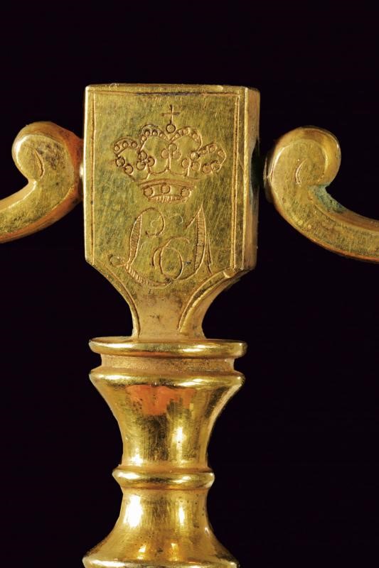 Rara Chiave da Ciambellano con Monogramma "l1"