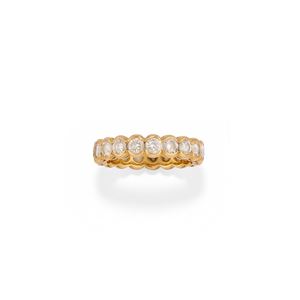 Anello eternity con diamanti 