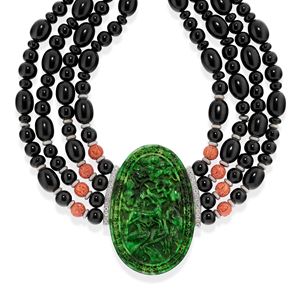 Collana con giadeite