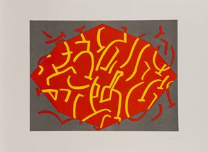 Composizione rosso e giallo