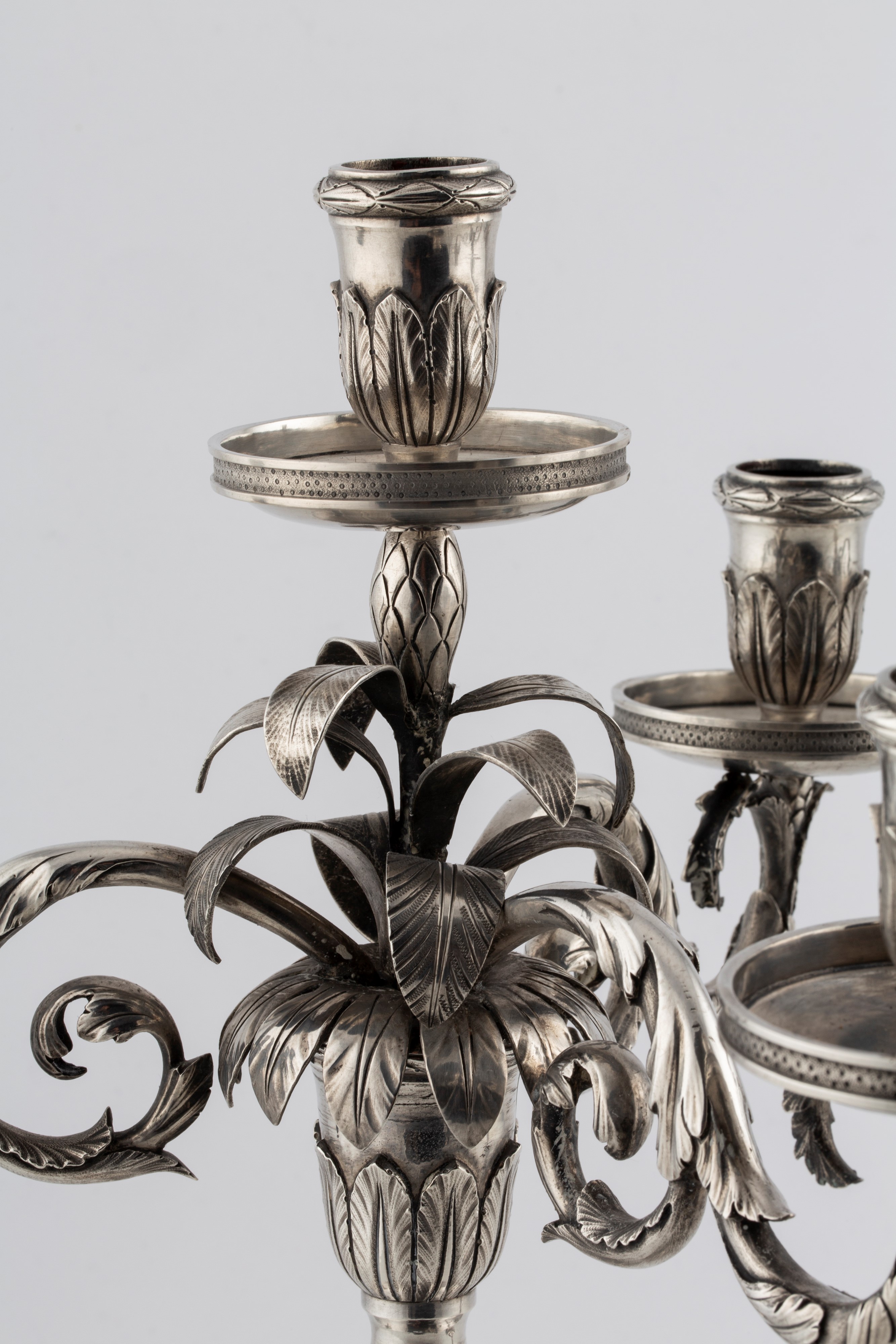 Rara Coppia di Candelabri