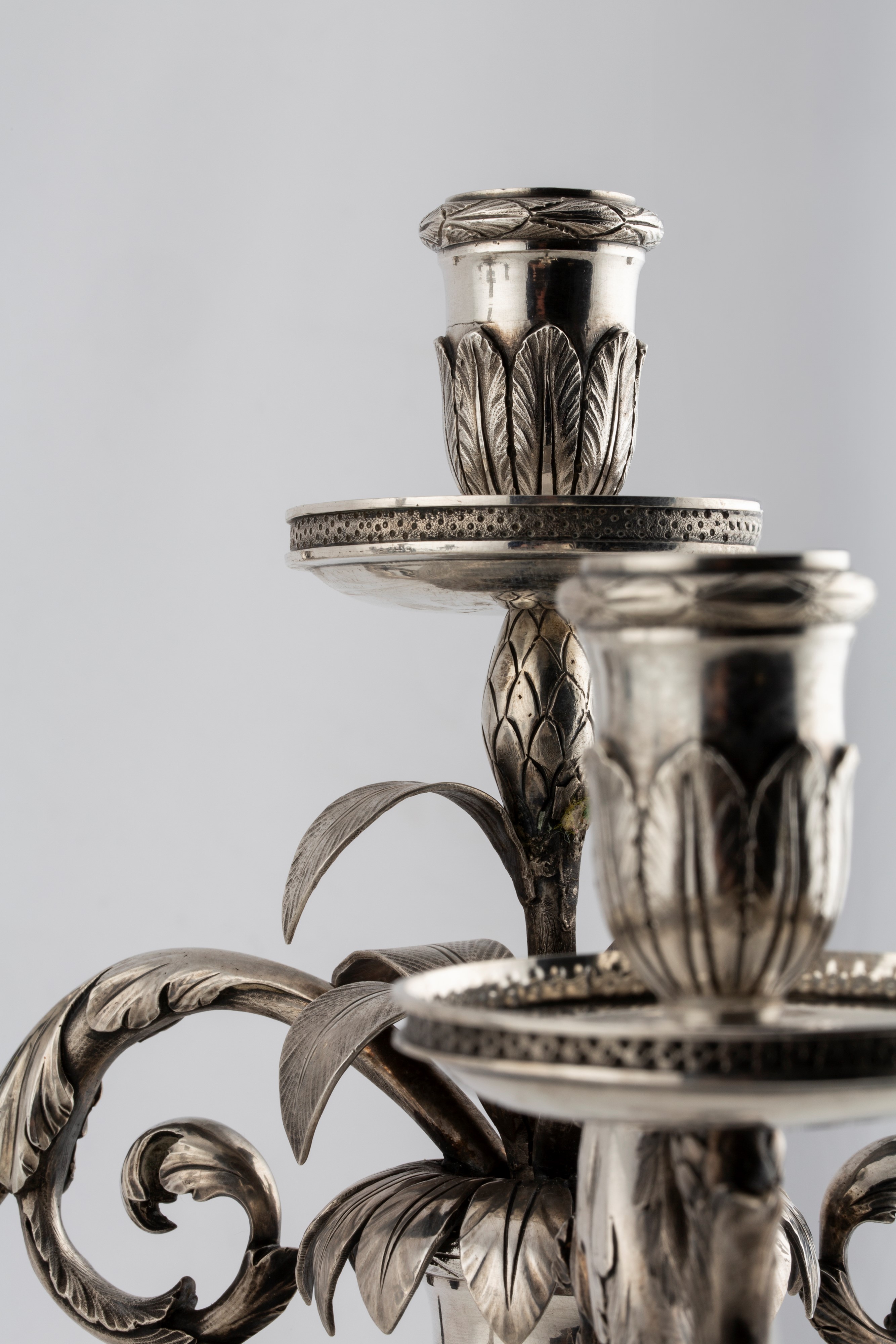 Rara Coppia di Candelabri