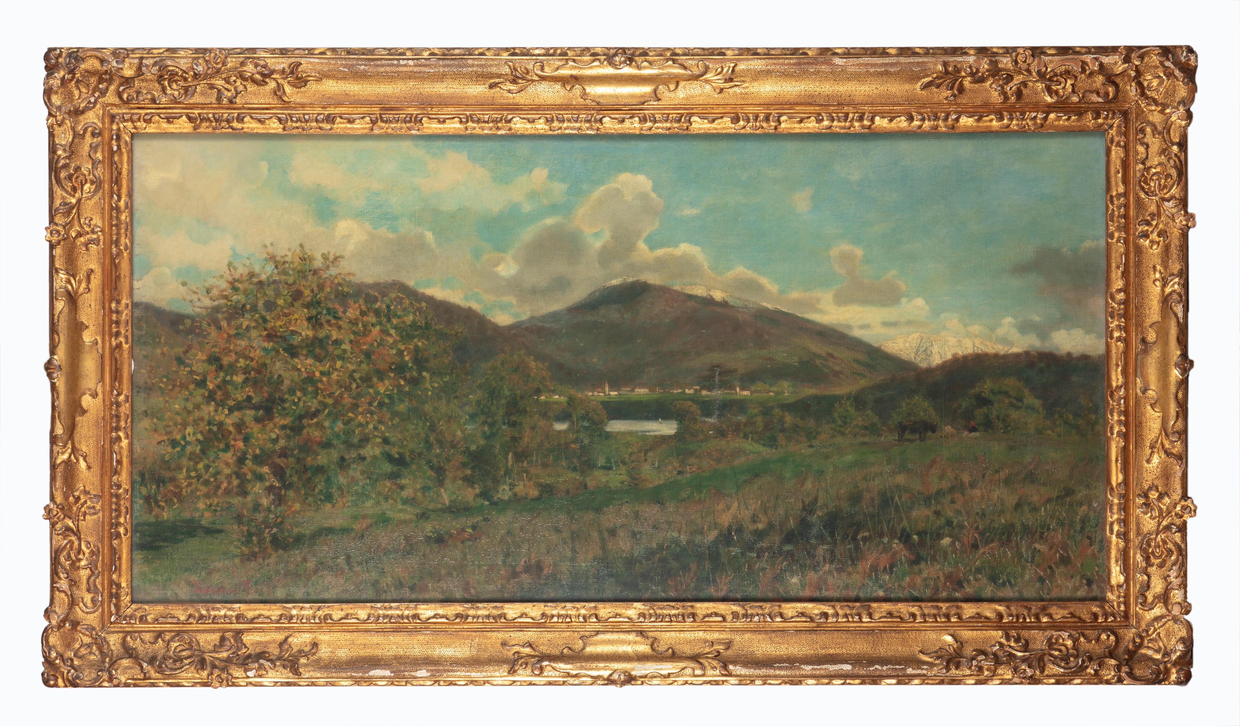 Filippo Carcano - Paesaggio Lombardo