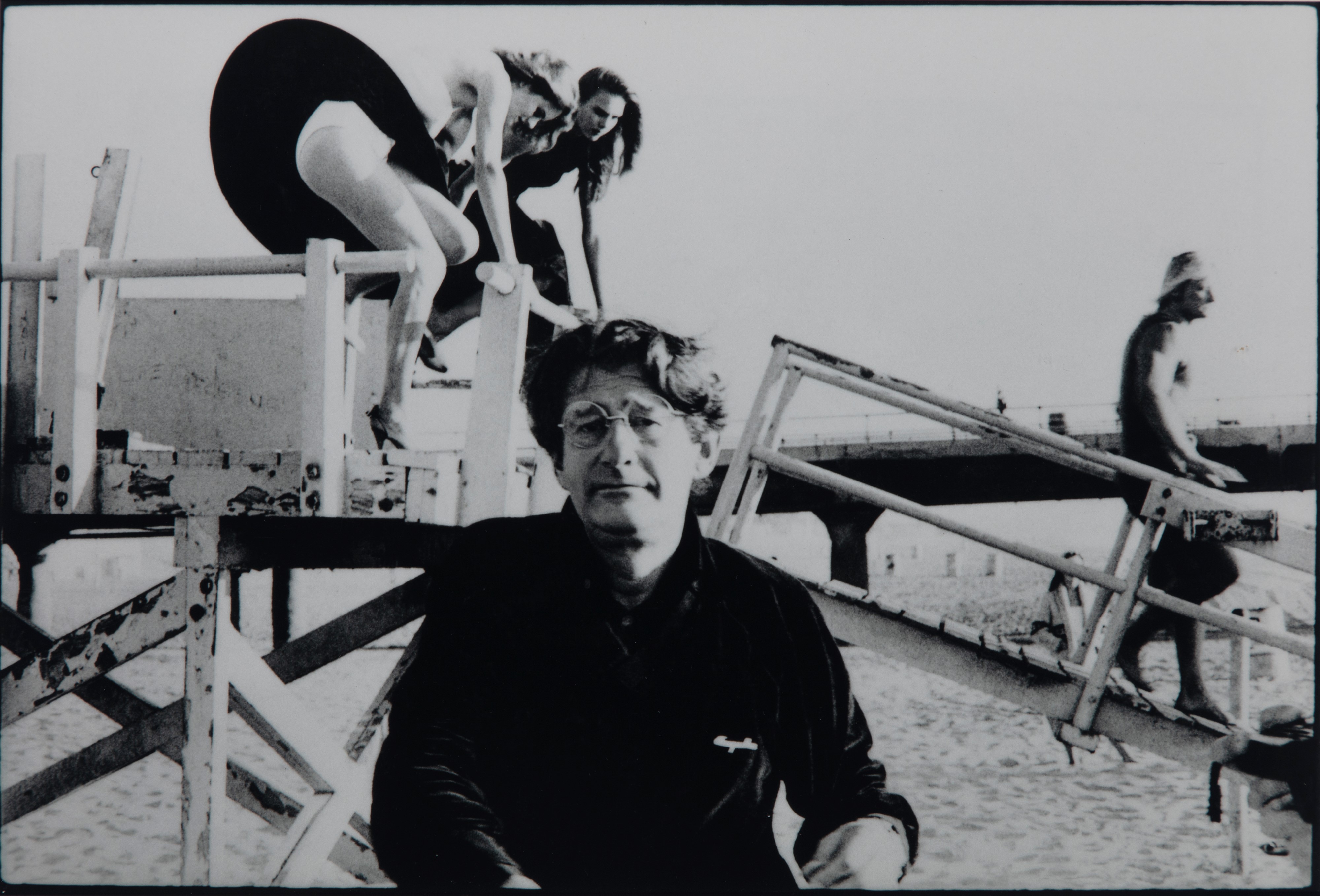 Helmut Newton Manatthan Beach, California ; Helmut, June + Jenny Kapitan, Venice, Italy