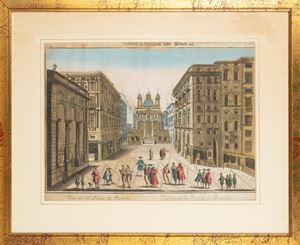 Veduta della piazza De Banchi