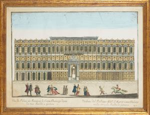 Veduta del Pallazzo di S. E. il Signor Conte Durazzo nella Strada Balbi in Genova