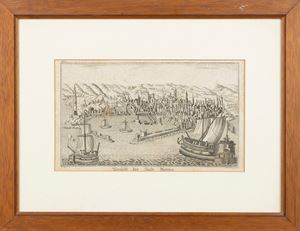 Prospect der Stadt Genua