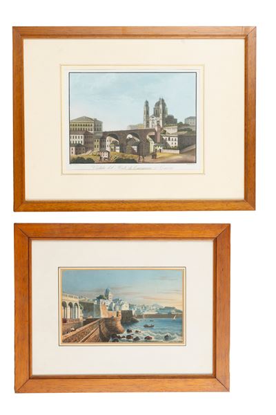 Veduta del Ponte di Carignano a Genova