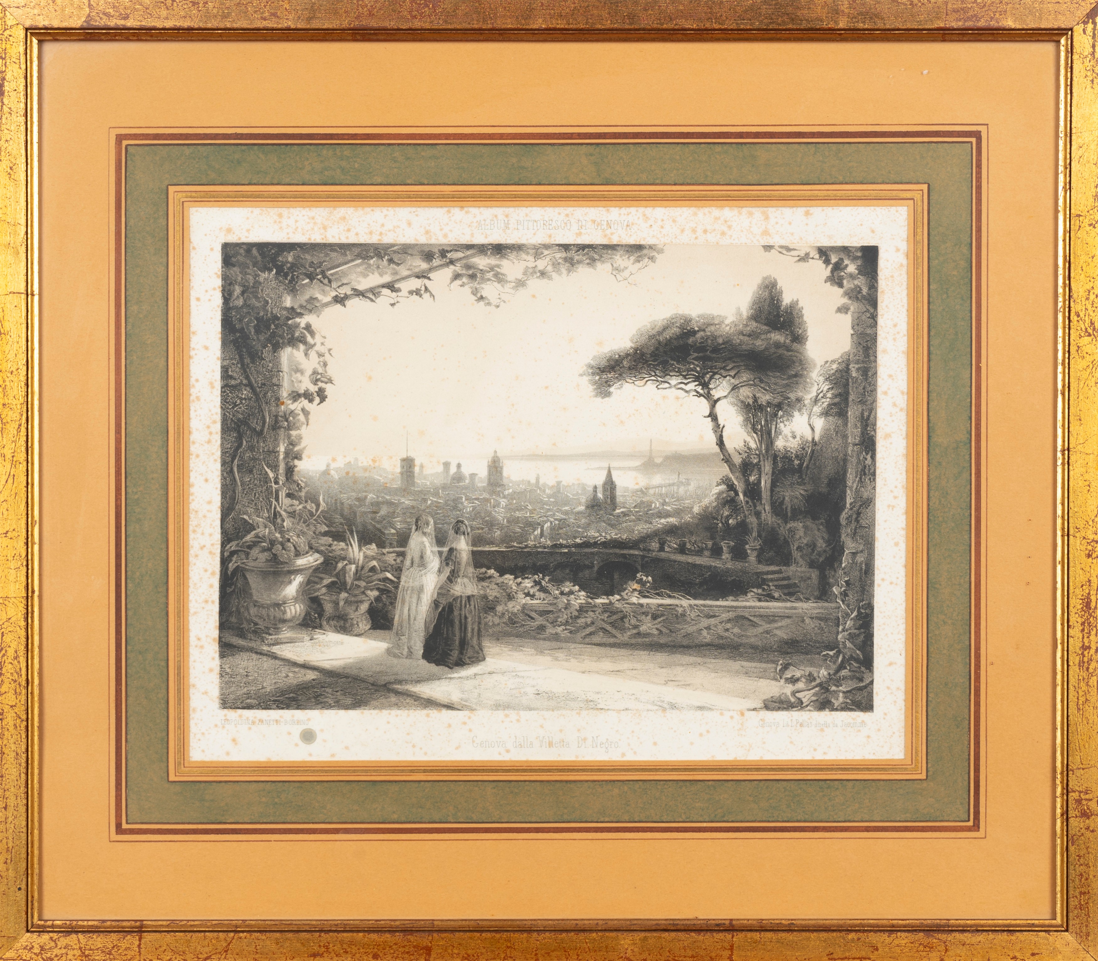 Genova, dalla Villetta di Negro - Genova, dal Giardino Durazzo