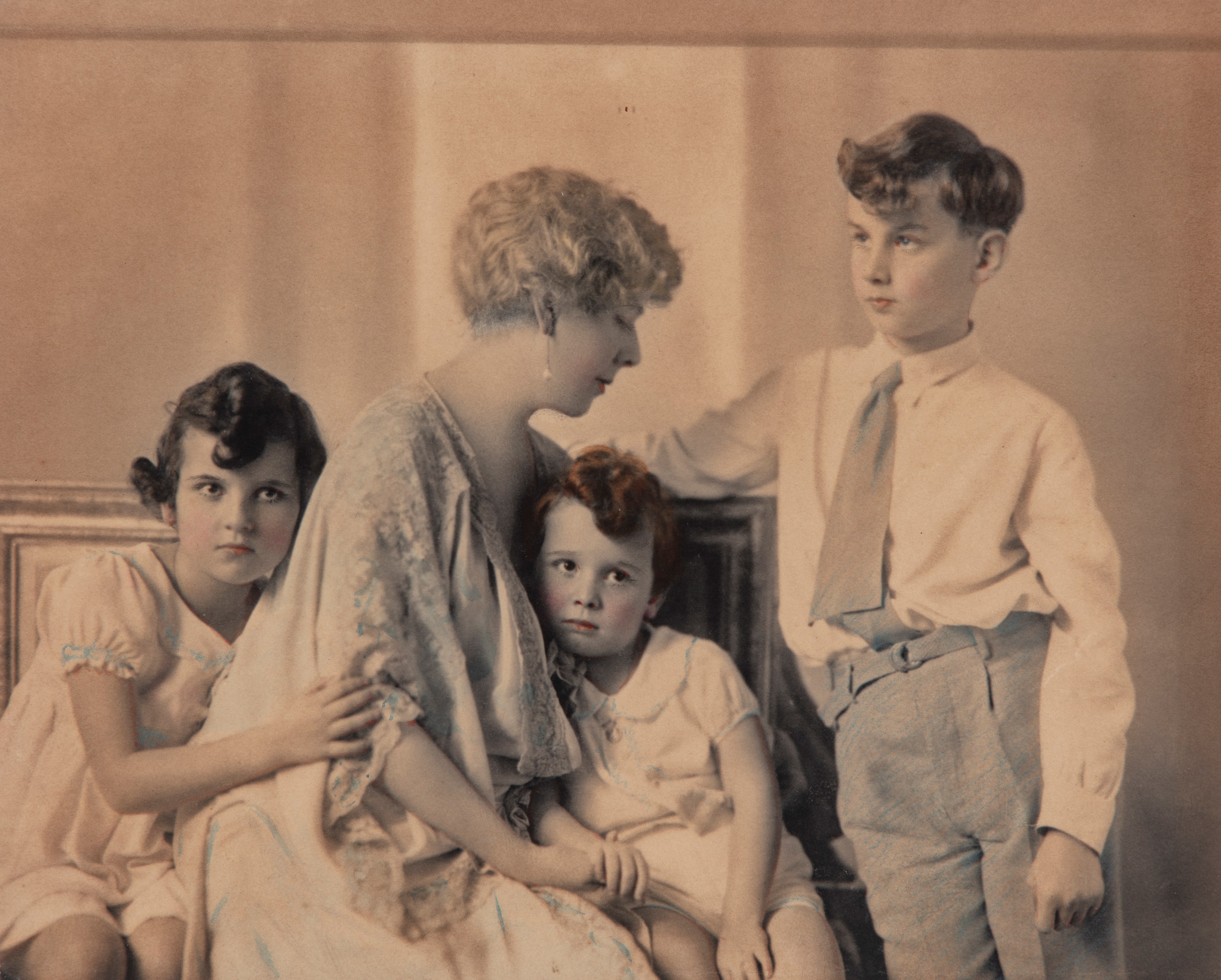 Eva Barrett - Caline and Paolo di Castelcicala - Due stampe al platino vintage, 1932