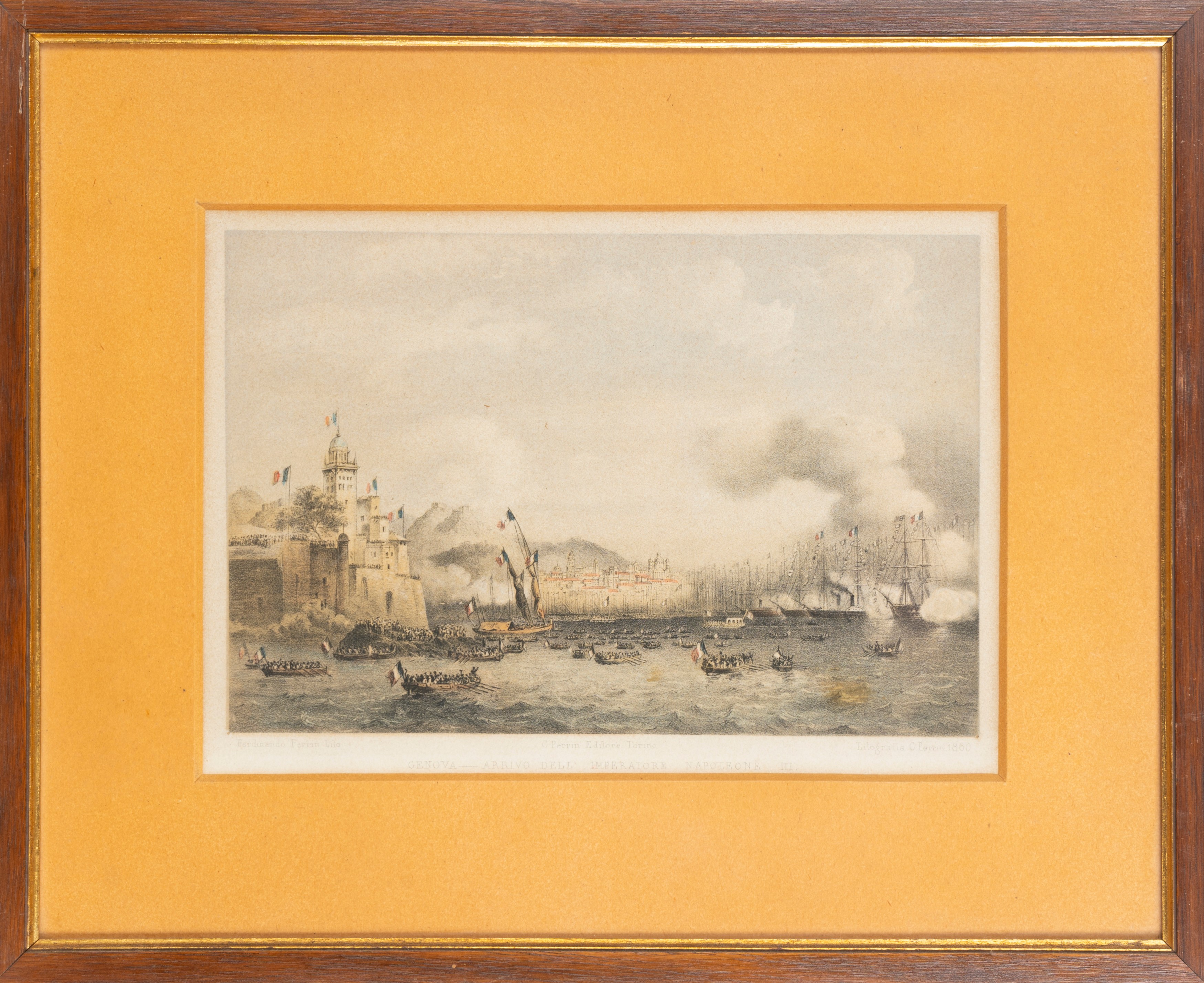 Genova - Arrivo Dell'imperatore Napoleone III