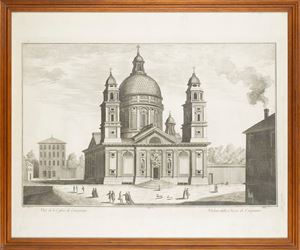 Veduta della chiesa di Carignano