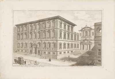 Veduta del Collegio De P. Gesuiti in Strada Balbi