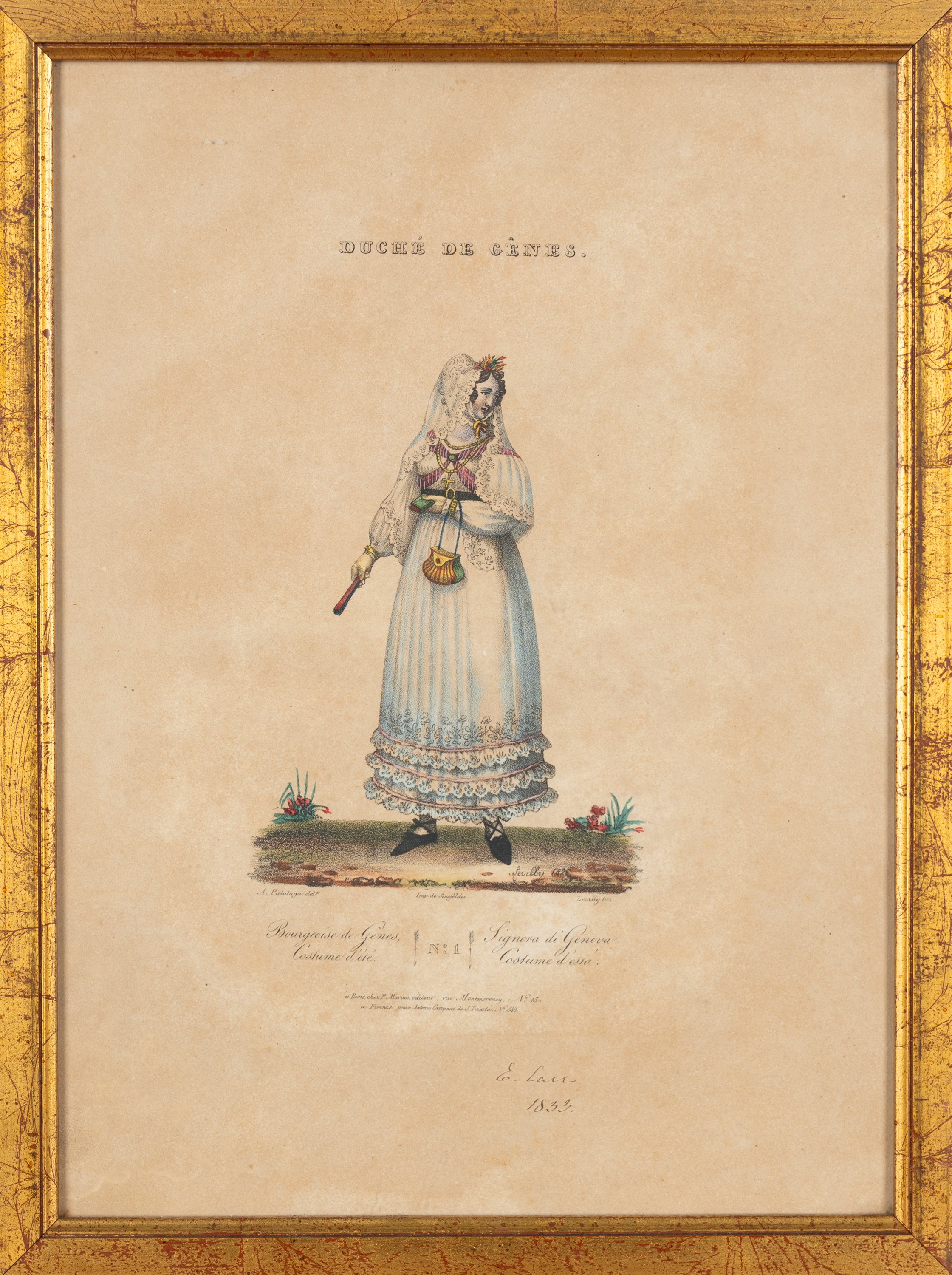 Alessio Pittaluga - Duchè De Genes - Signora di Genova Costume D'estate - Numeri 1-10