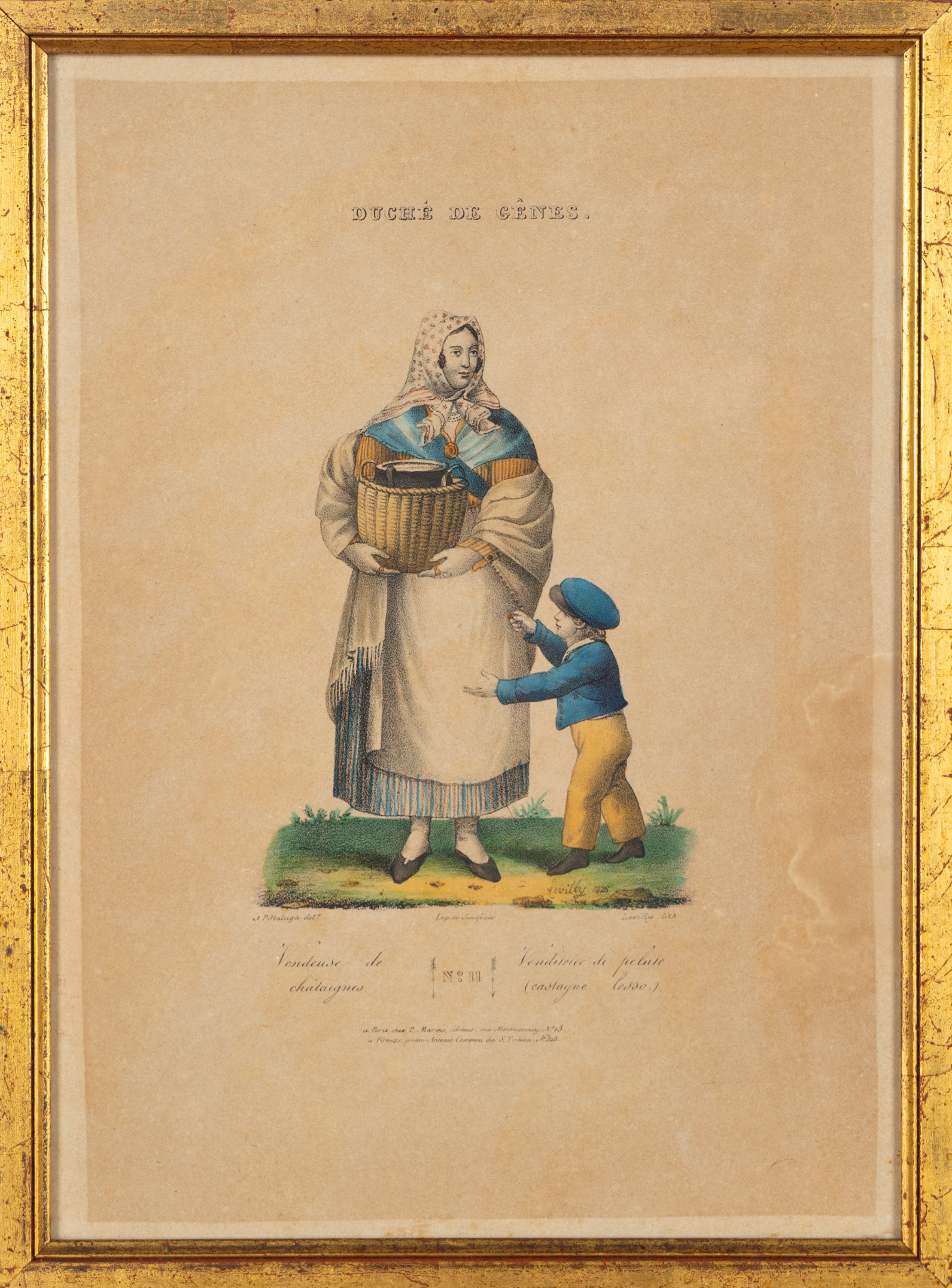 Alessio Pittaluga - Duchè De Genes - Venditrice di Pelate (castagne Lesse) - Numeri 11- 20