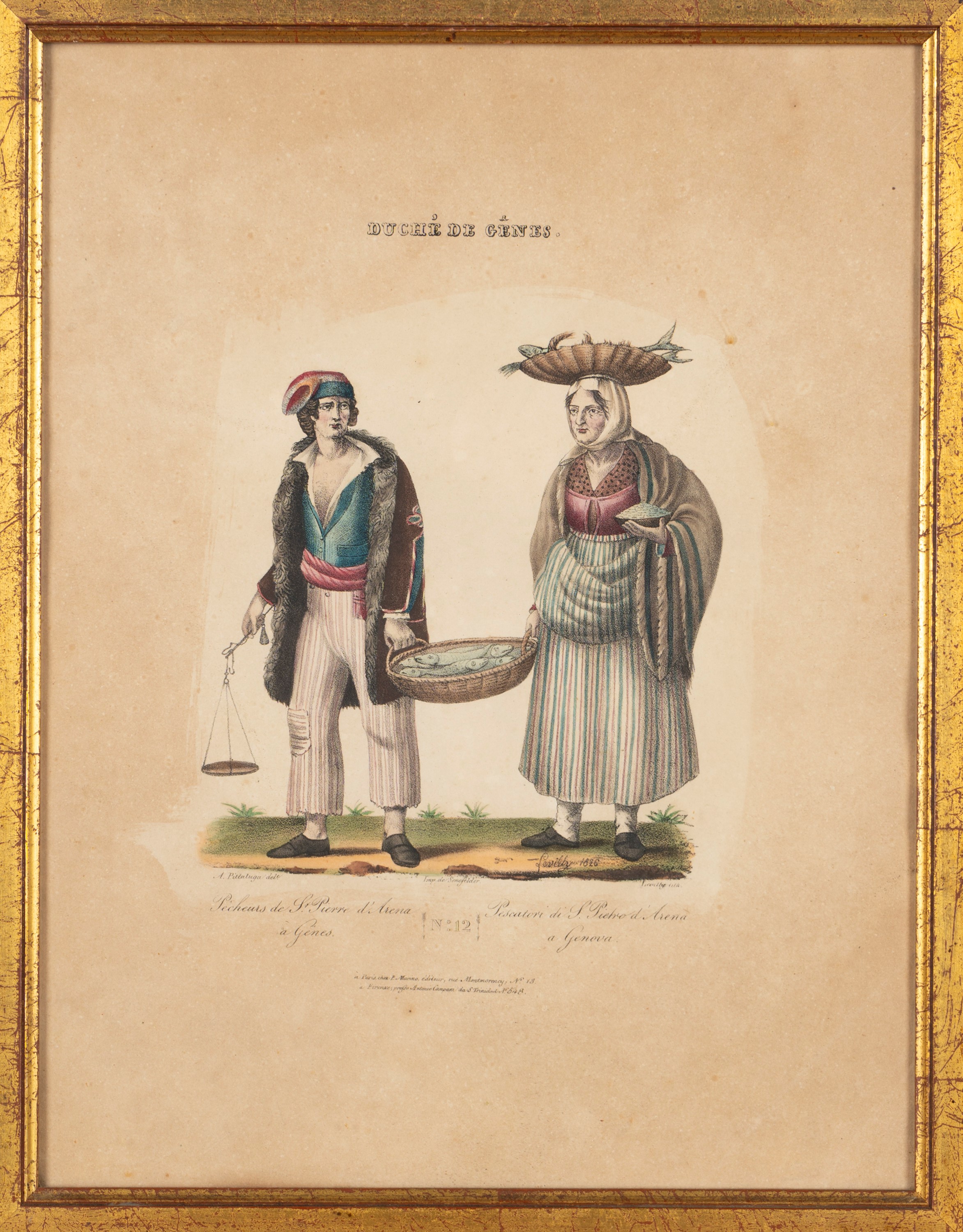 Alessio Pittaluga - Duchè De Genes - Venditrice di Pelate (castagne Lesse) - Numeri 11- 20