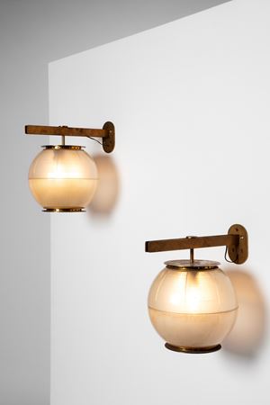 Coppia di lampade a parete, modello no. LP7