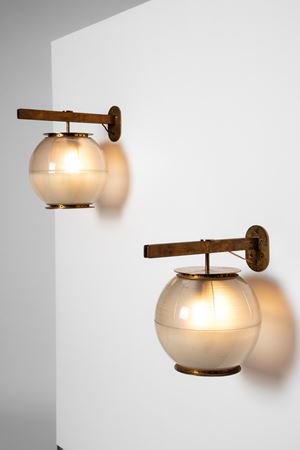 Coppia di lampade a parete, modello no. LP7