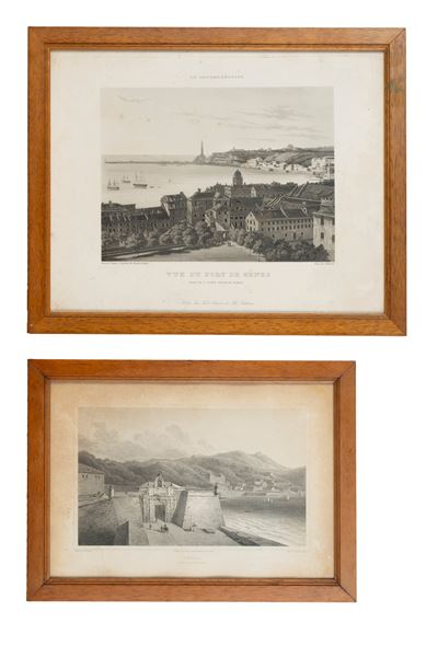 Vue Du Port De Genes
