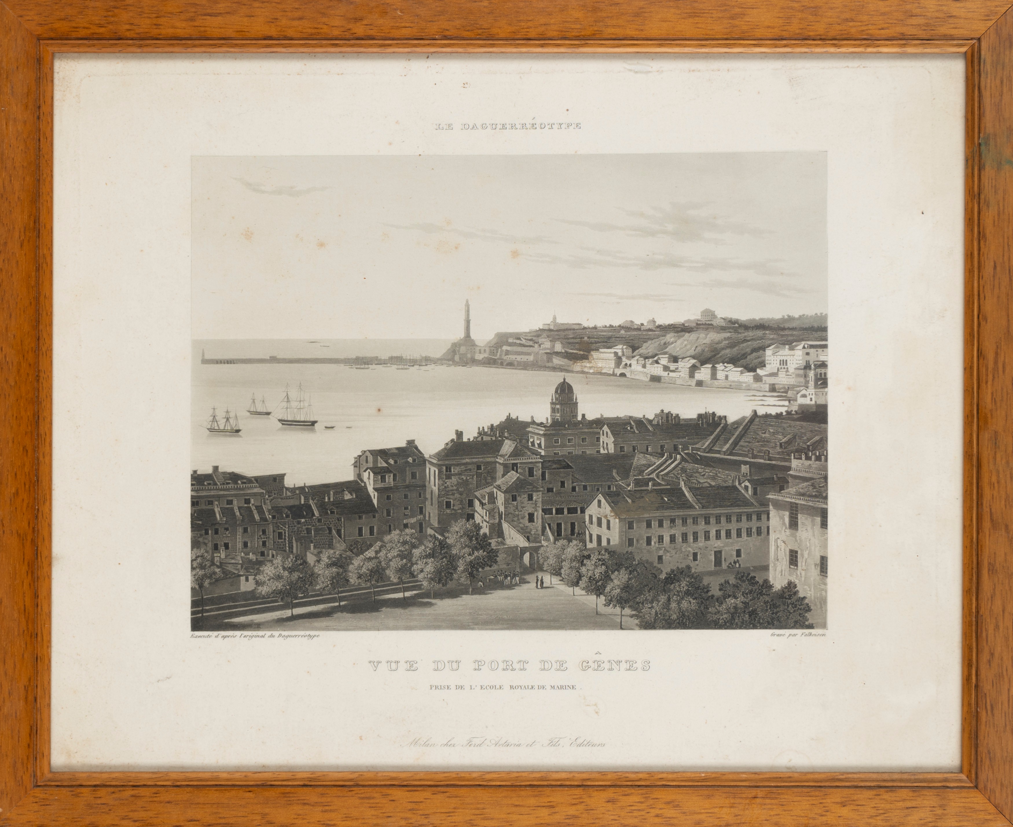 Vue Du Port De Genes