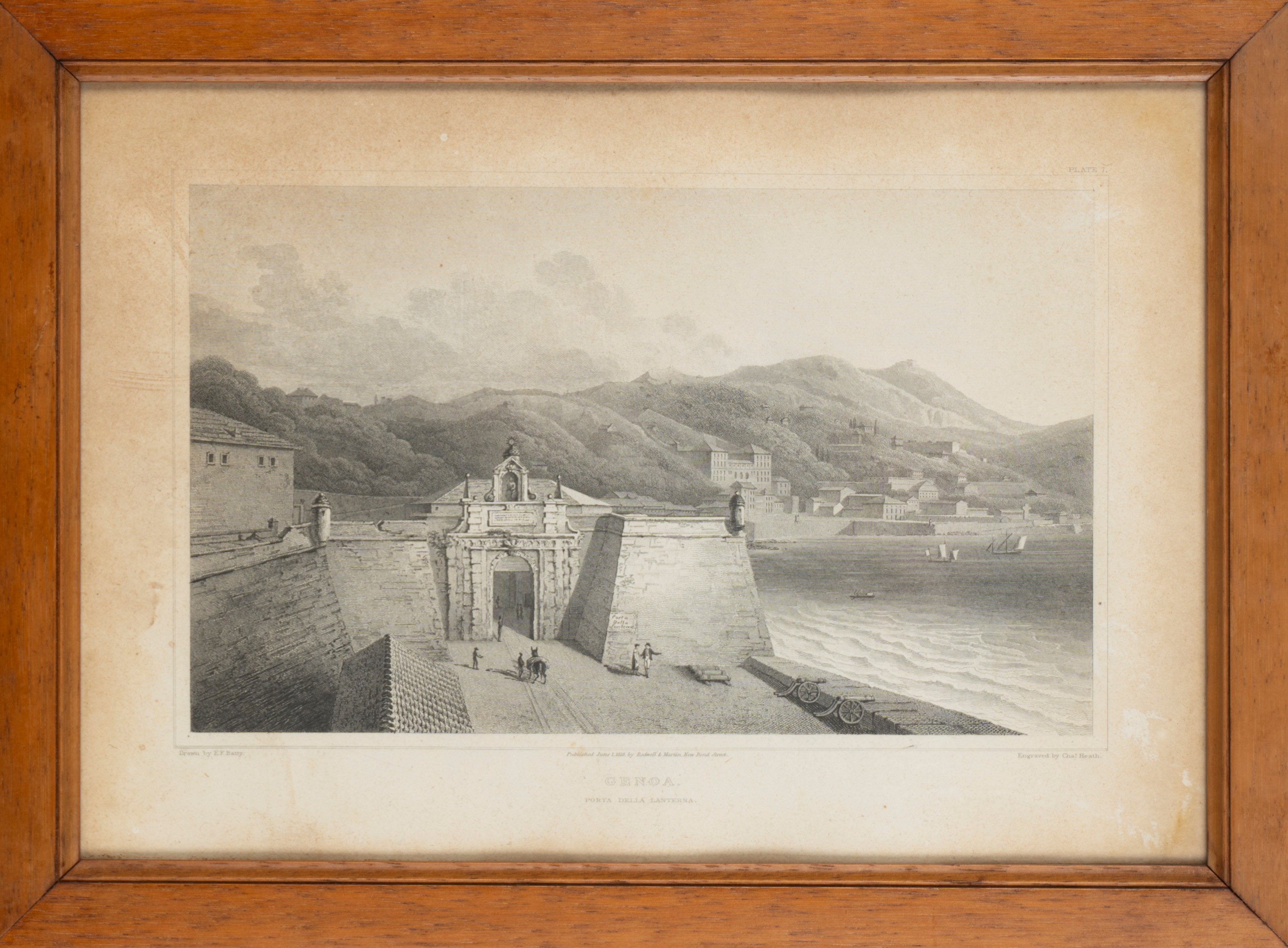 Vue Du Port De Genes