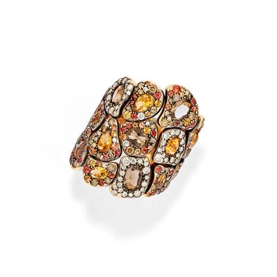 Anello con Zaffiri Colorati