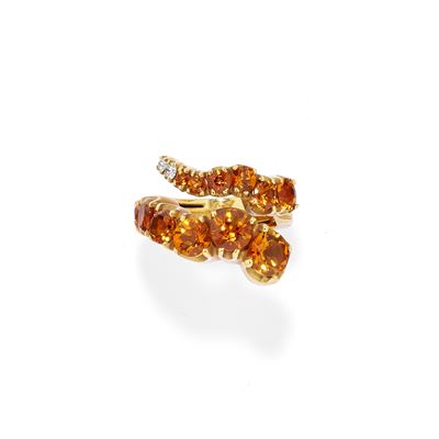 Anello con Quarzi Citrini