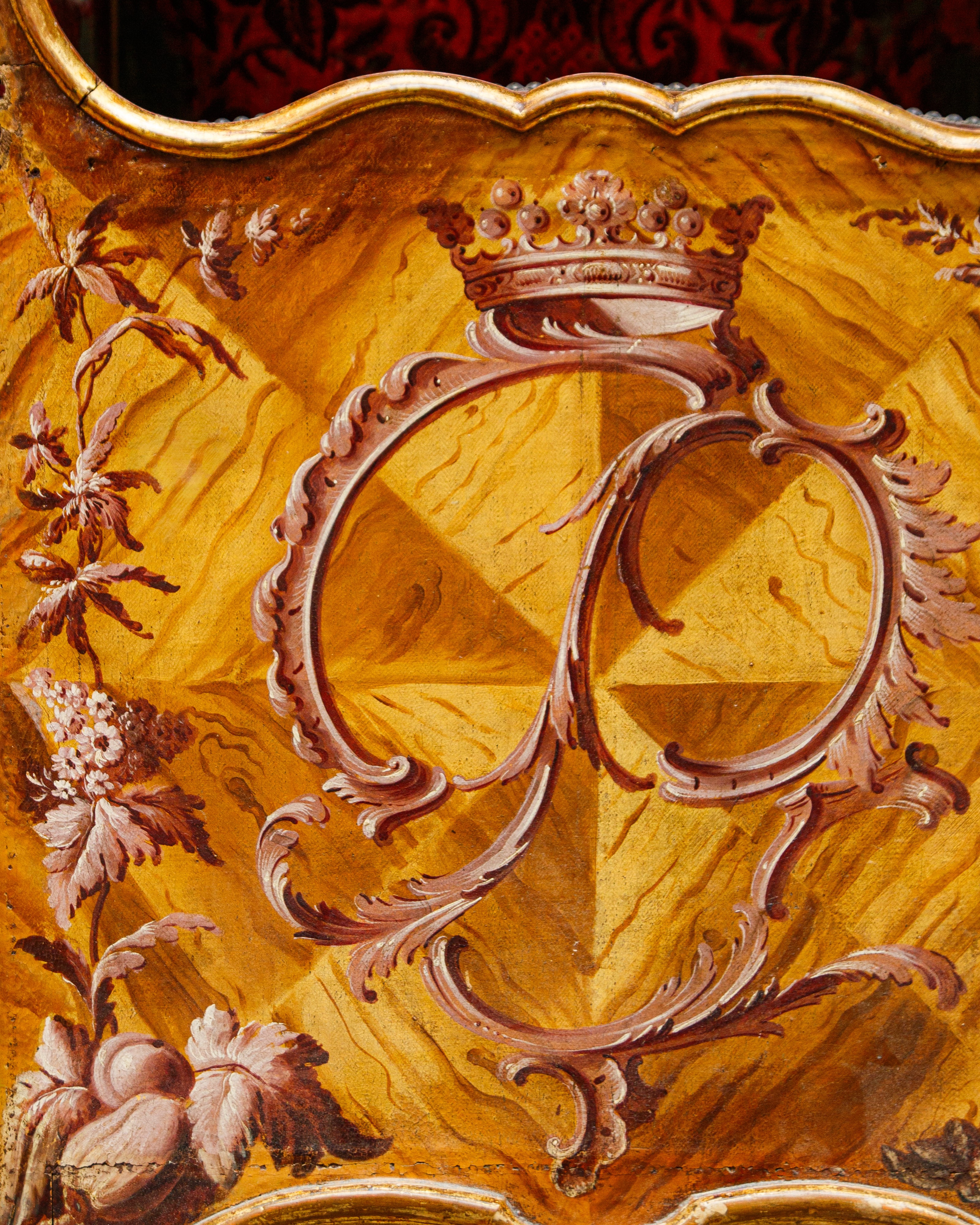 Portantina con Stemma della Famiglia Doria. Luigi XV, Secolo XVIII