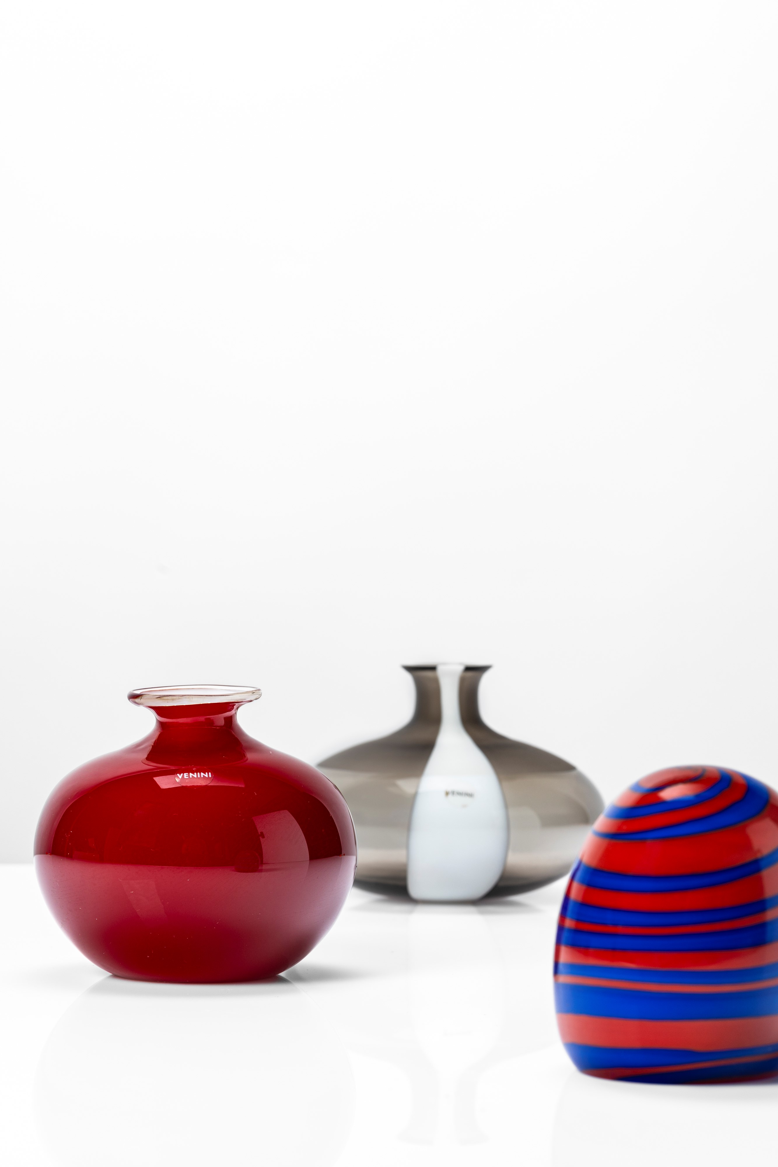 Venini - Set di Tre Vetri
