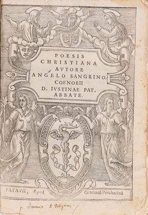 Poesis Christiana autore Angelo Sangrino coenobii d. Iustinae Pat. abbate