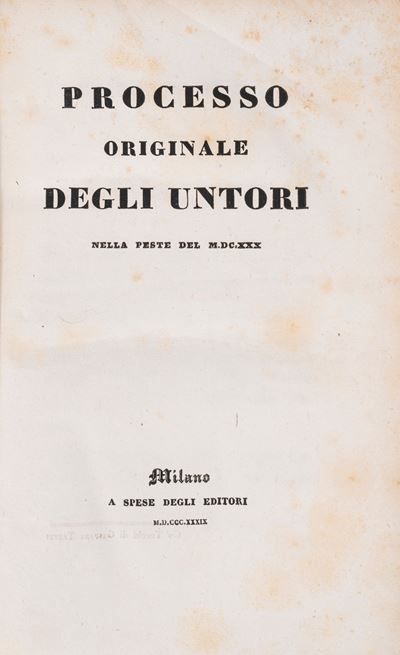 Processo Originale degli Untori