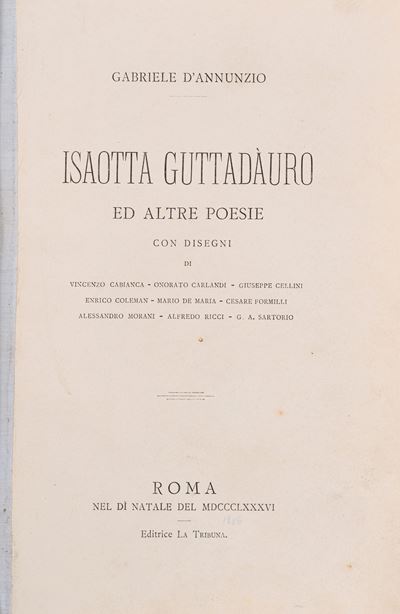 Isaotta Guttadauro ed Altre Poesie