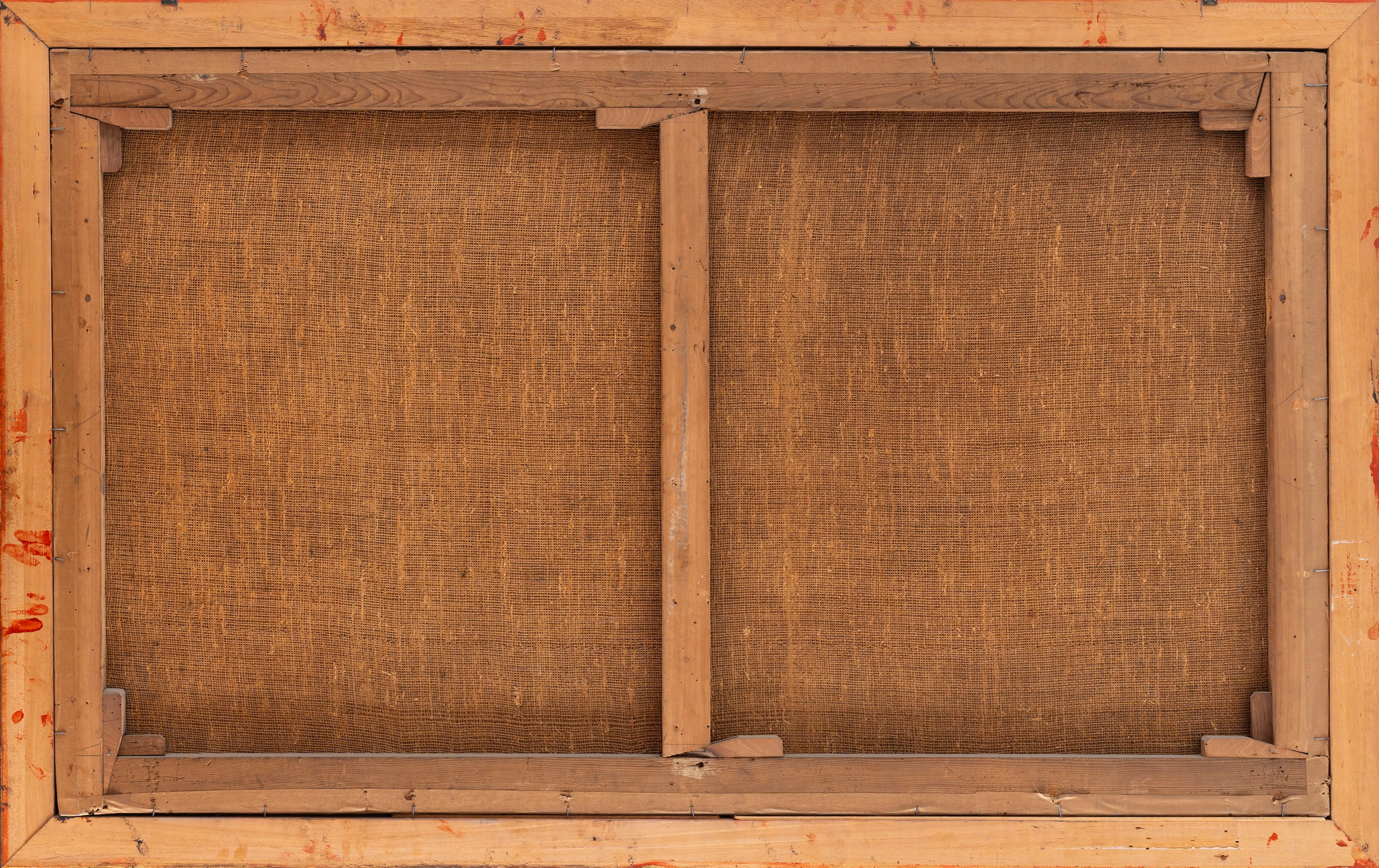 Capriccio architettonico con figure nei pressi di un fiume