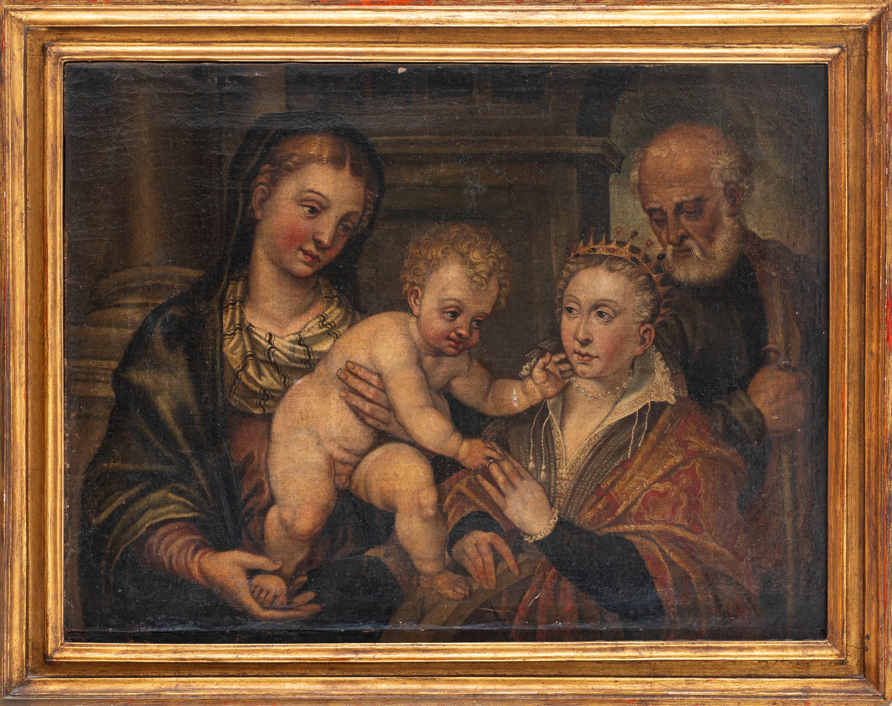 Scuola Veneta, Fine Secolo XVI - Matrimonio Mistico di Santa Caterina