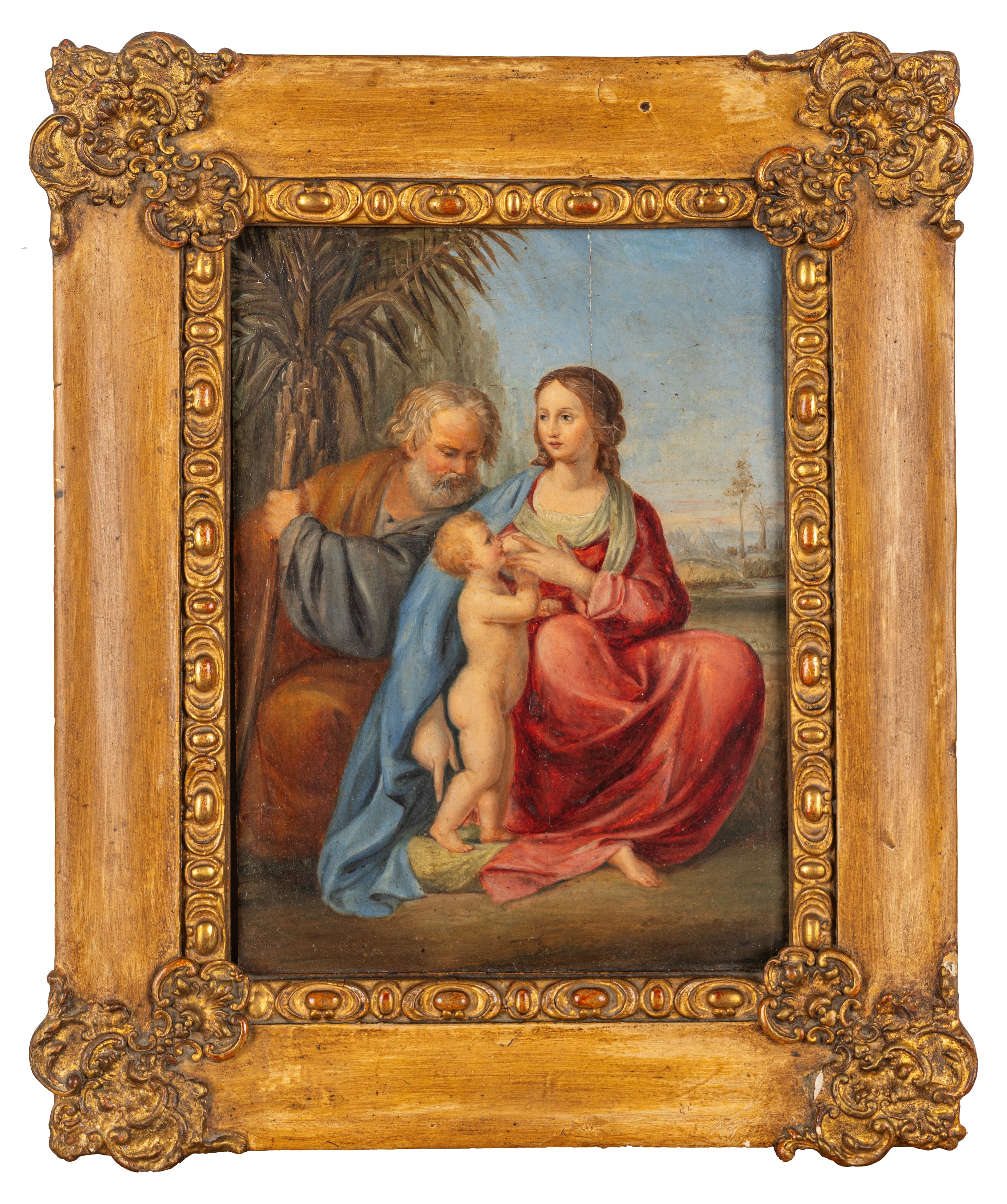 Riposo durante la fuga in Egitto