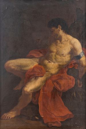 Scuola francese, secolo XVIII - Prometeo incatenato