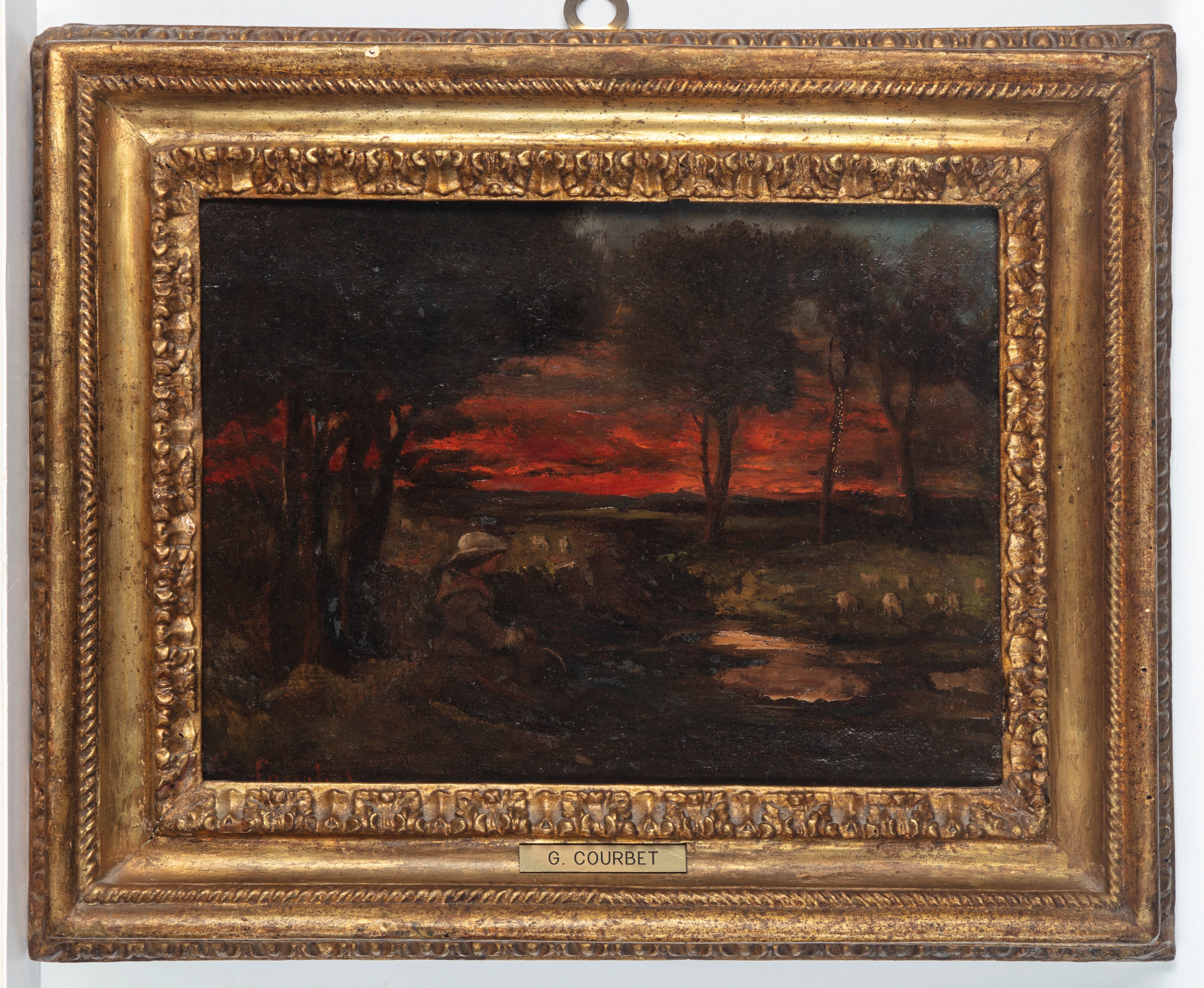 Gustave Courbet - La Petite Fileuse Bretonne