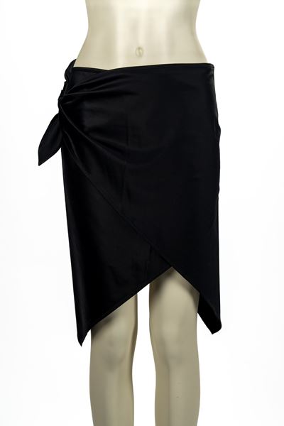 Gonna in misto cotone, colore nero, taglia 42